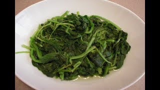 Easiest Cooked Spinach Ever [upl. by Eniamreg]