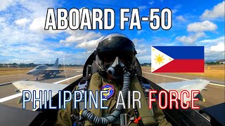 Aboard at the FA50 Fighter Jets  Philippines [upl. by Yeliw]