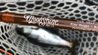 Moonshine 5wt DRIFTER Fly Rod Review Trout amp Salmon [upl. by Fiore]