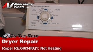 Roper Dryer Repair  No Heat  Timer [upl. by Zerat757]