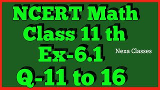 Class 11thEx61Q 111213141516  Linear Inequalities  Maths CBSE NCERT [upl. by Golliner]