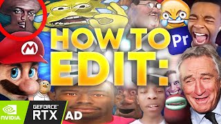 How To Edit 21st Century Humour Memes Premiere Pro [upl. by Hemminger]