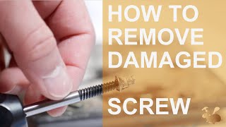 How to Use a Screw Extractor  The proper way [upl. by Crysta394]