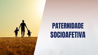 Paternidade socioafetiva [upl. by Nivets117]