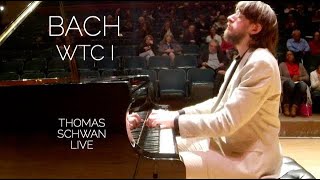 Bach WTC I WellTempered Clavier Book 1 Complete Live Performance  Thomas Schwan piano [upl. by Nuahsel]