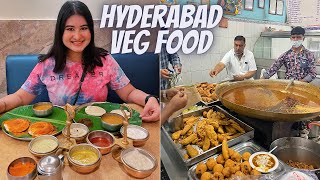 Hyderabad Food Part 2  Best Veg Food  Chutneys Gokul Chat Cafe Bahar amp More [upl. by How]