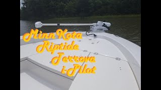 Minn Kota Riptide Terrova iPilot Tutorial [upl. by Ellett]