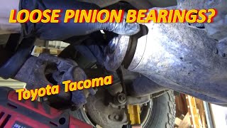 Loose Pinion Bearings Toyota Tacoma [upl. by Eillime]