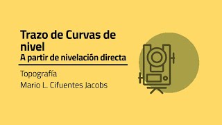 Topografía Trazo de Curvas de nivel [upl. by Avek]