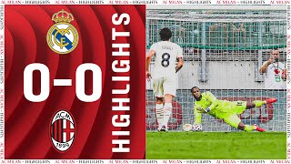 Highlights  Maignan saves a penalty  Real Madrid 00 AC Milan [upl. by Cod]