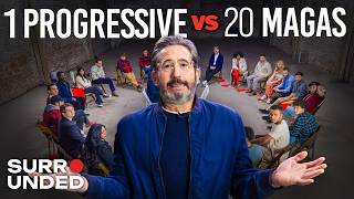 20 Trump Supporters Take on 1 Progressive feat Sam Seder  Surrounded [upl. by Lynus119]