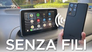 ANDROID AUTO diventa WIRELESS PER TUTTI recensione AA Wireless [upl. by Glanville70]