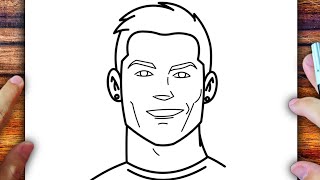 COMO DIBUJAR A CRISTIANO RONALDO [upl. by Auehsoj]