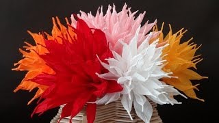 How to make beautiful paper flowers  DIY Valentines day craft [upl. by Gerson641]