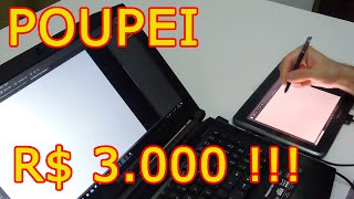 Usando TABLET como MESA DIGITALIZADORA PROFISSIONAL 📲 [upl. by Enaffit]