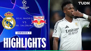 HIGHLIGHTS  Real Madrid vs RB Salzburg  UEFA Champions League 2425  TUDN [upl. by Urina]