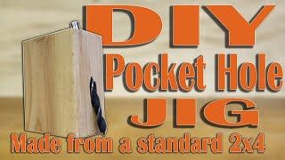 DIY Pocket Hole Jig made from a 2x4  Bobby Sharp [upl. by Procto]