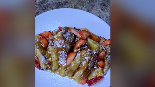 HOW TO MAKE BRIOCHE FRENCH TOAST  MY FIRST VIDEO [upl. by Maples]