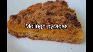 Moliūgų pyragas  Labai skanus pyragas su moliūgu  Greito pyrago receptas  Crumb cake with pumpkin [upl. by Trela]