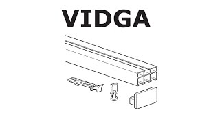 HOW TO INSTALL IKEA VIDGA RAIL TRIPLE TRACK [upl. by Weatherby941]