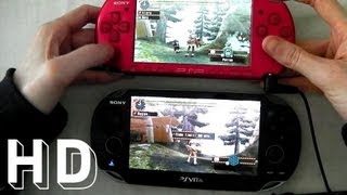 PS VITA vs Sony psp 3000 with Monster Hunter Freedom Unite [upl. by Bennion]