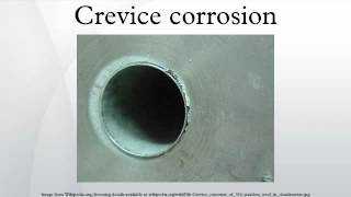 Crevice corrosion [upl. by Oribelle]