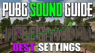 ULTIMATE PUBG SOUND SETTINGS 2022  FIX FOOTSTEPS  AUDIO GUIDE  SOUND LOCK  PUBG SEASON 12 [upl. by Tserrof]