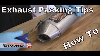 How To Repack a MotorcycleATV Exhaust Silencer [upl. by Bergin]