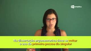 Redação  Exercício Dissertação Argumentativa  Características [upl. by Ardnuasac]