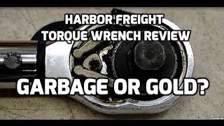 Harbor Freight torque wrench 8year review and accuracy test [upl. by Mauretta]