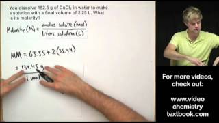 Molarity Practice Problems [upl. by Gwyn]