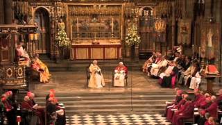 Pope Benedict XVI  Evensong in Westminster Abbey  Full Video [upl. by Malca]