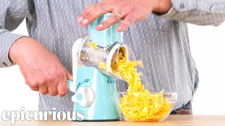 5 Cheese Gadgets Tested by Design Expert  Well Equipped  Epicurious [upl. by Neeham]