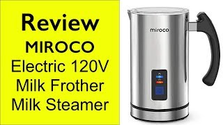 Review Miroco Milk Frother  How to make froth milk at home [upl. by Kassab20]