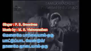 Mouname paarvaiyaal karaoke  Kodi malar [upl. by Agace]