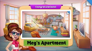 Manor Cafe Projects  Megs Apartment  Gameplay [upl. by Guyon]