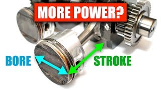 Bore vs Stroke  What Makes More Power [upl. by Htenywg]