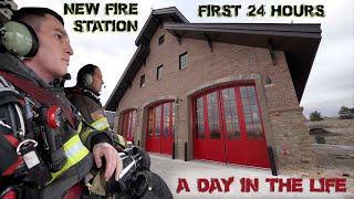 First 24 Hours in a New Fire Station  A Day in the Life [upl. by Earlie93]