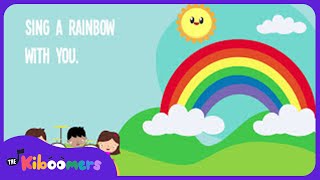 I Can Sing a Rainbow Lyric Video  The Kiboomers Preschool Songs amp Nursery Rhymes [upl. by Neiviv522]