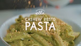 Cashew amp Avocado Pesto Pasta  Deliciously Ella  Vegan [upl. by Sartin]