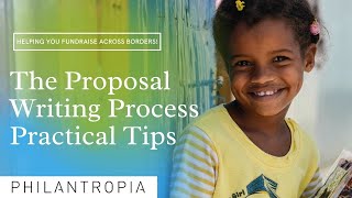 The Proposal Writing Process– Practical Tips [upl. by Amadis467]