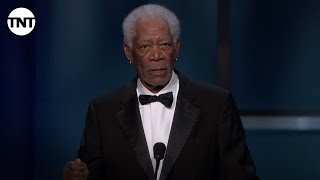 Morgan Freeman Roasts Denzel Washington  AFI 2019  TNT [upl. by Nogem]