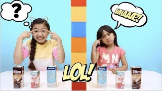 Twin Telepathy Milkshake Challenge [upl. by Adnocahs]