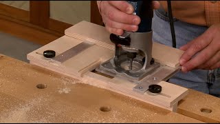 ShopBuilt Adjustable Hinge Mortising Jig [upl. by Whiting]