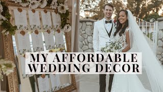 Favorite Affordable Wedding Decor [upl. by Arraeit]