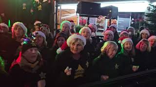 WHAT CHRISTMAS MEANS TO ME Rock Choir at Birkdale Lights Switch On 1st December 2024 [upl. by Maddeu91]