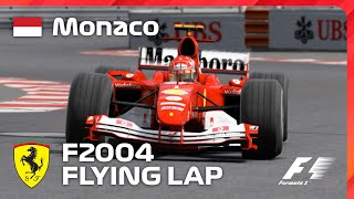 Ferrari F2004  Monaco Flying Lap  Assetto Corsa [upl. by Herrington]