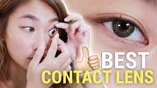 BEST CONTACT LENS EVER  COLOR SWATCHES  Raiza Contawi [upl. by Bumgardner]