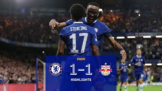 Chelsea 11 RB Salzburg  UEFA Champions League Highlights [upl. by Novyad266]