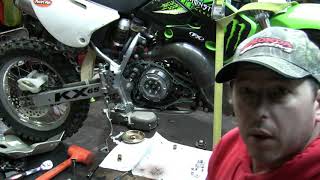 2006 KX65 Clutch and Water Pump replacement repair [upl. by Kruger]